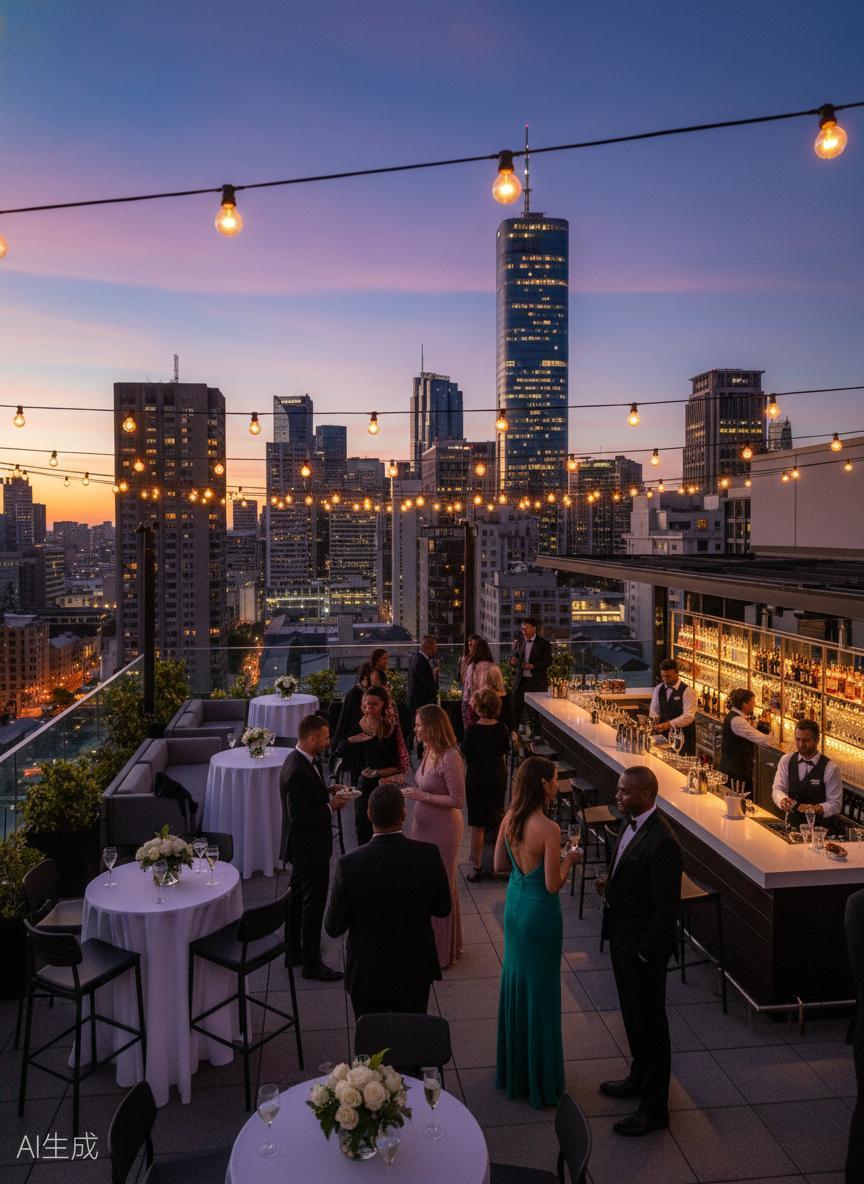 Rooftop Cocktail Reception